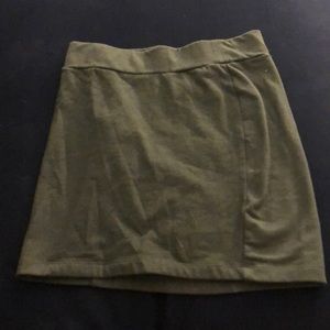 Forever 21 Olive Green Skirt